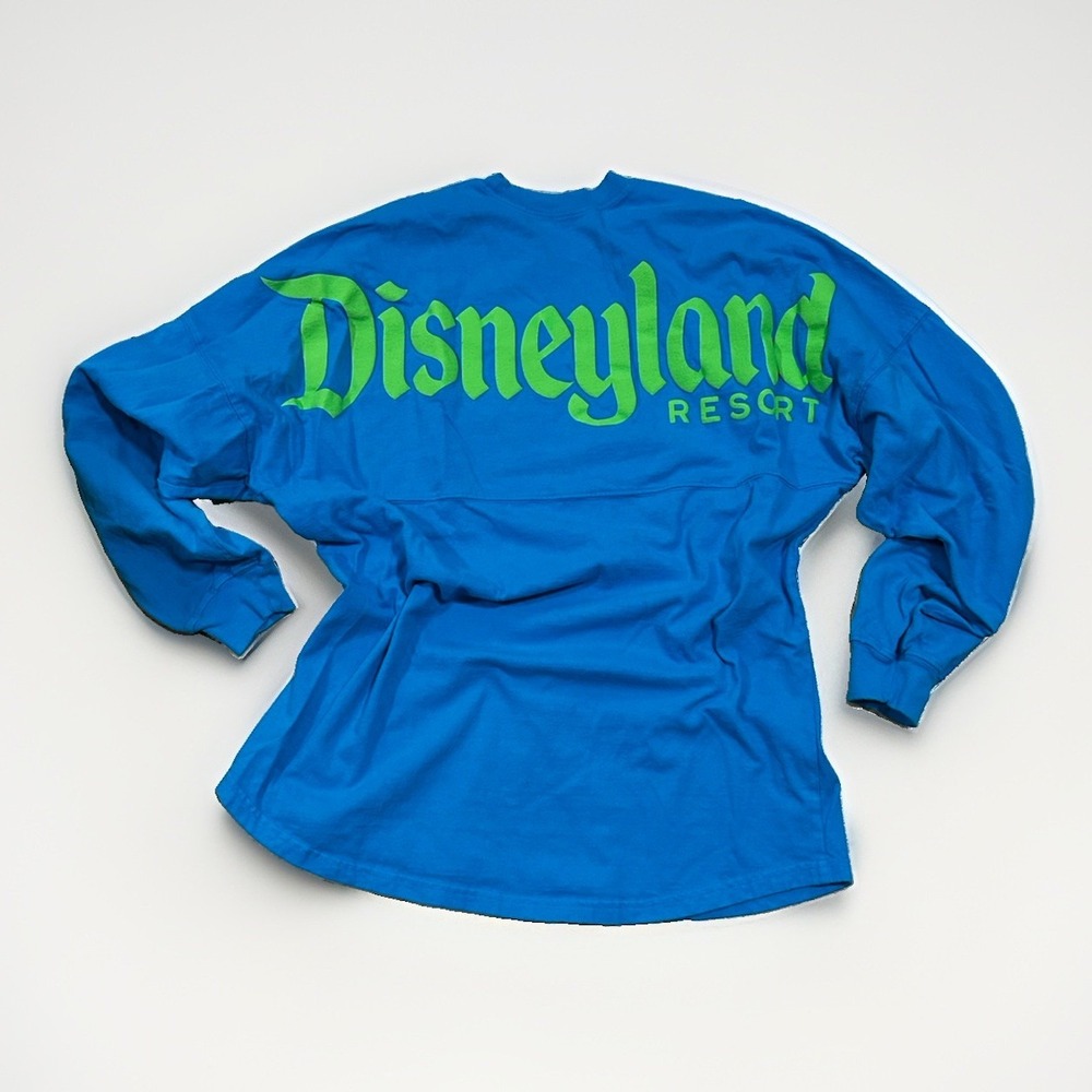 Disneyland Resort Spirit Jersey Authentic Original Blue & Green Neon Adult M